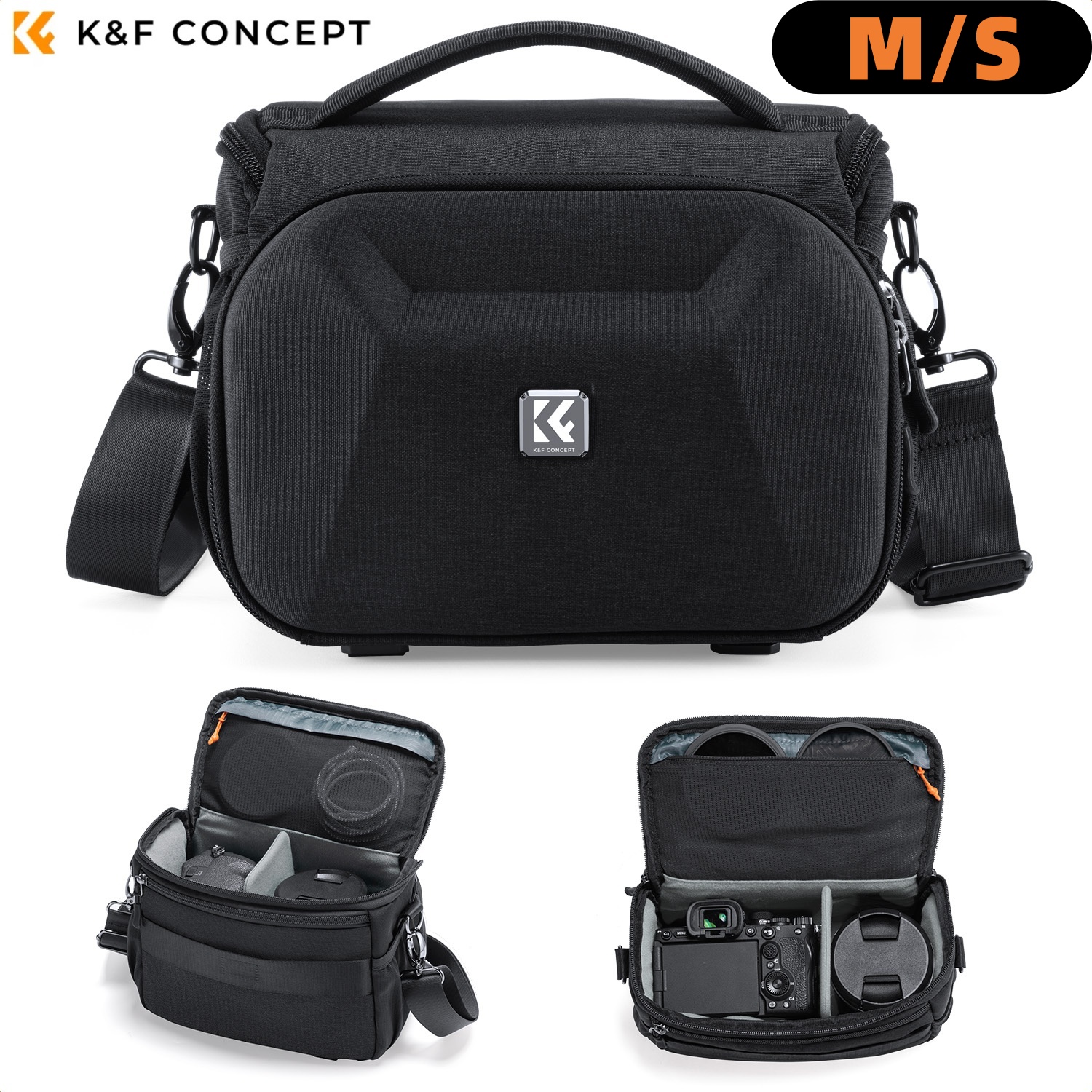 Lens Case Pouch - K&F CONCEPT Lightweight Tough Camera Sling