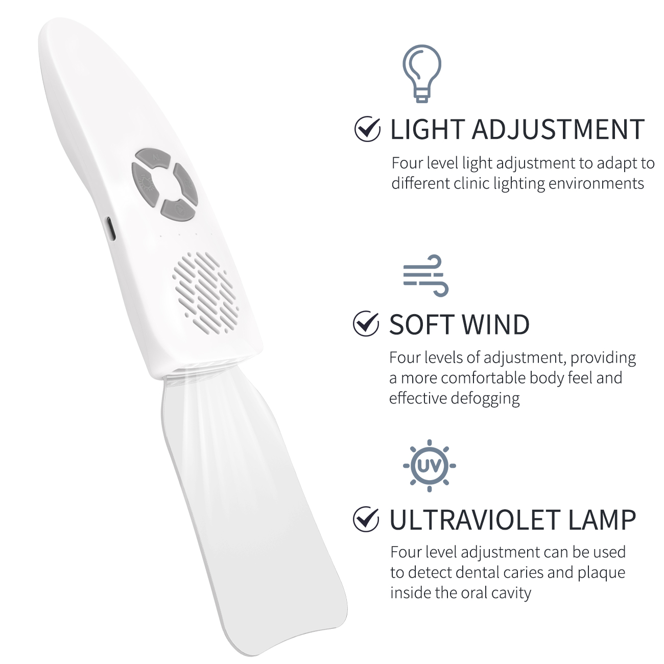 Photography Lighting - Dental Anti-Fog Mirrors Kit Mirror With