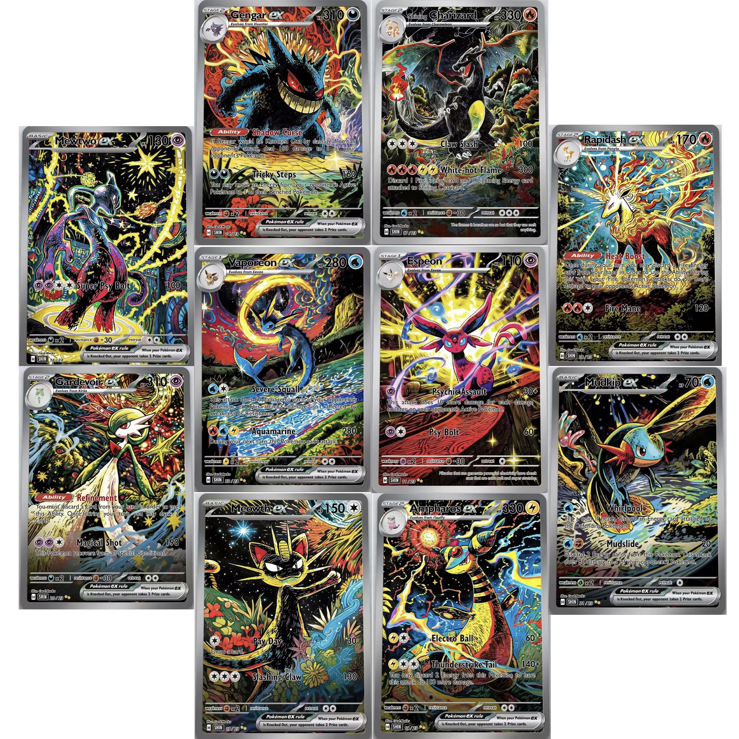 Photography Night - PKM PTCG Card Dark Fantasy Style