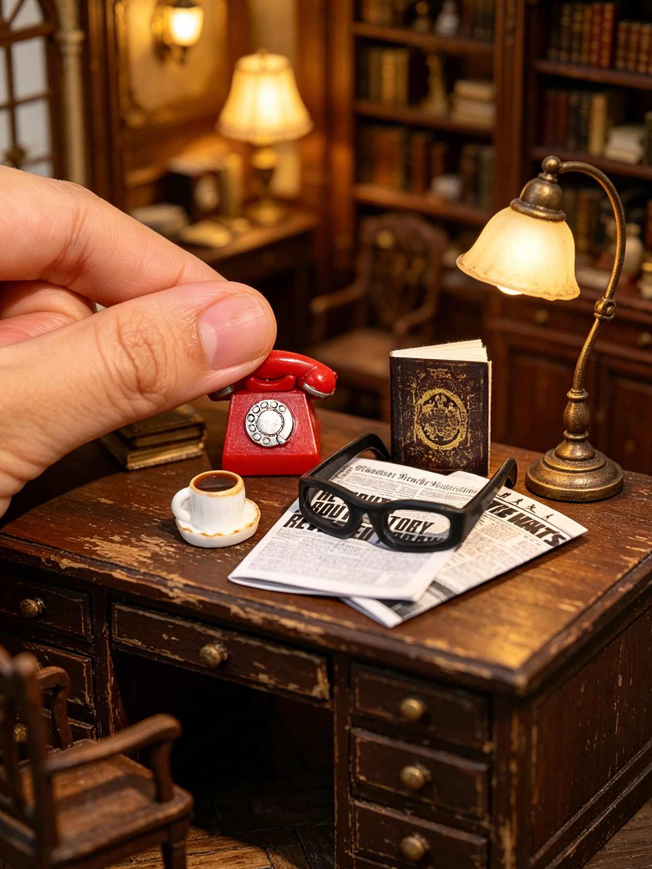 Photography Ideas - A Miniature Vintage Desktop Ornament, Miniature