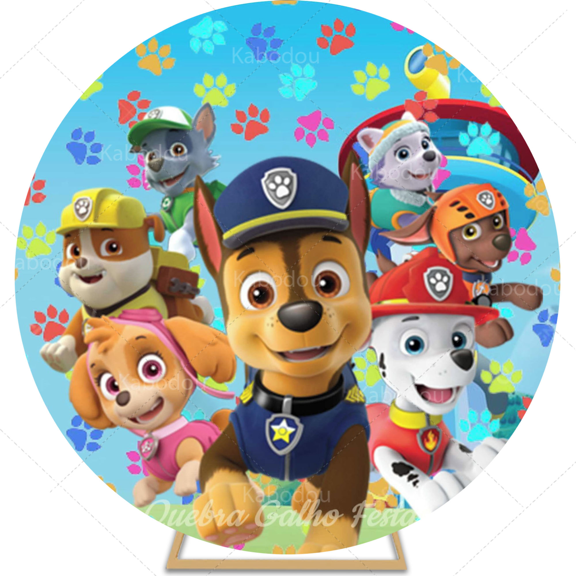 Paws Patrols Round Backdrop Bo – Photography Composition Bewertung und Preis
