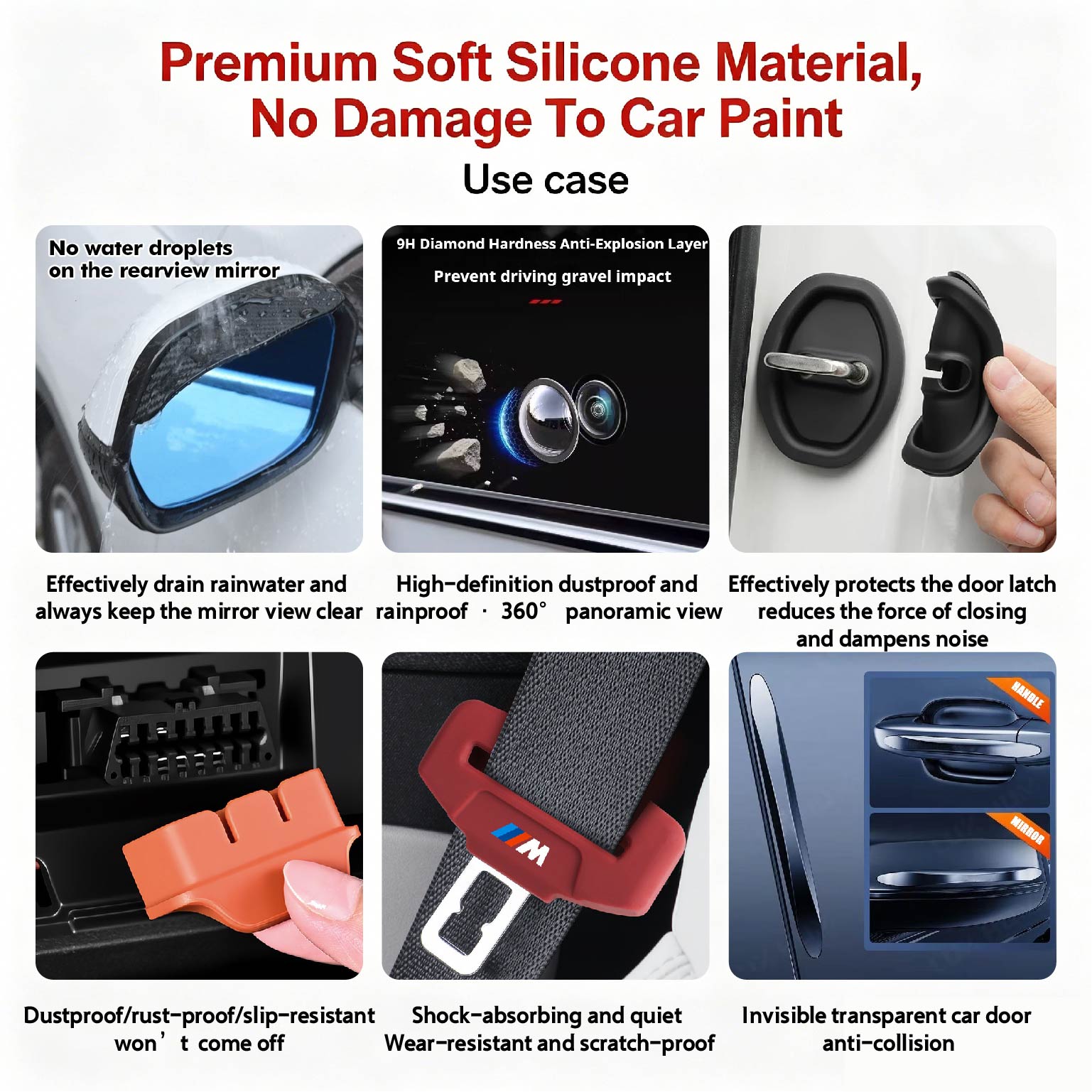 6 In 1 18Pcs Model Y Silicone  – Camera Rain Cover Bewertung und Preis