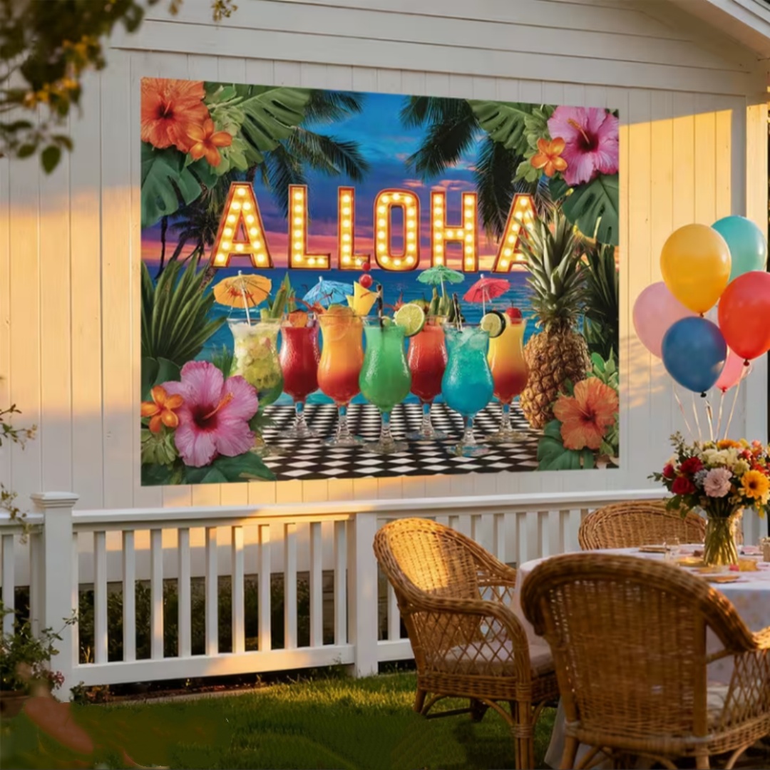 Beach Tiki Bar Colorful Cockta – Photography Composition Bewertung und Preis