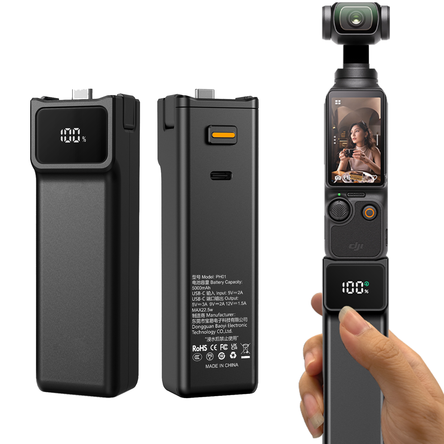 Pocket 4 Portable Battery Hand – Camera Battery Grip Bewertung und Preis