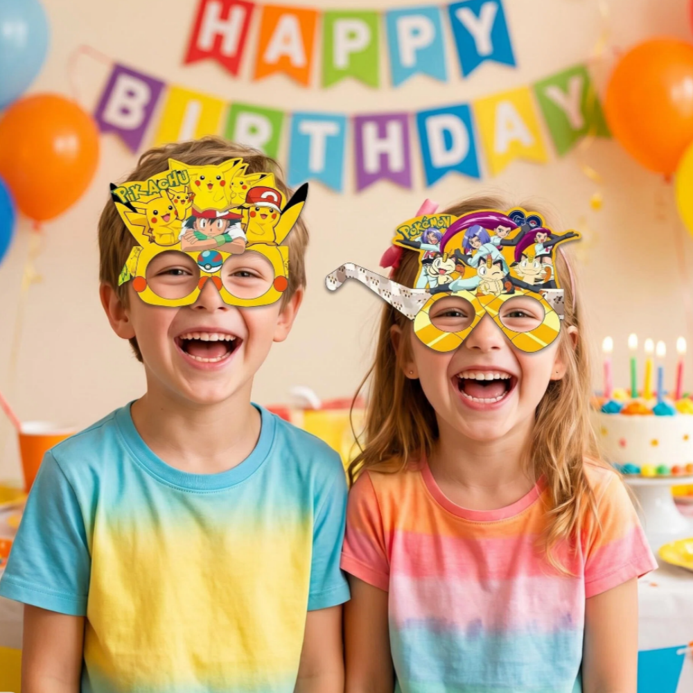 Pokémon-themed paper glasses.  – Photography Ideas Bewertung und Preis