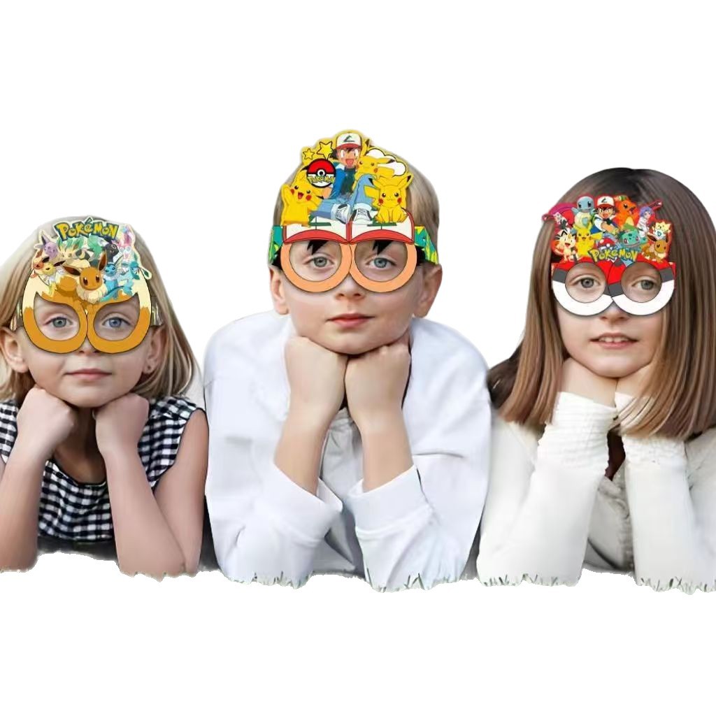 Pokémon-themed paper glasses.  – Photography Ideas Bewertung und Preis