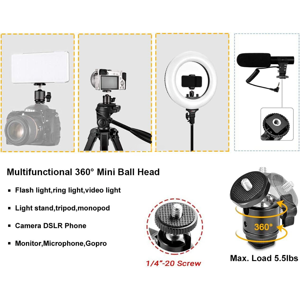 ERIKOLE Super Clamp with 360°  – Fluid Head Tripod Bewertung und Preis