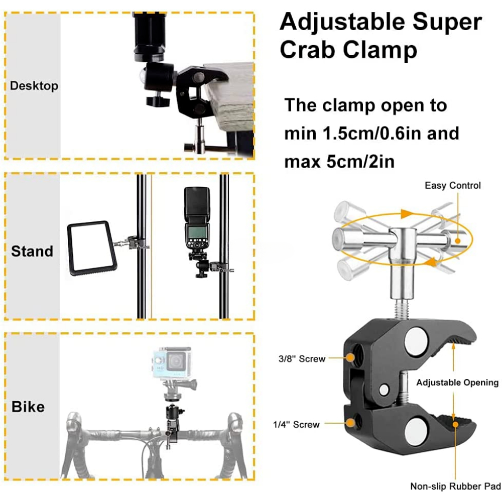 ERIKOLE Super Clamp with 360°  – Fluid Head Tripod Bewertung und Preis