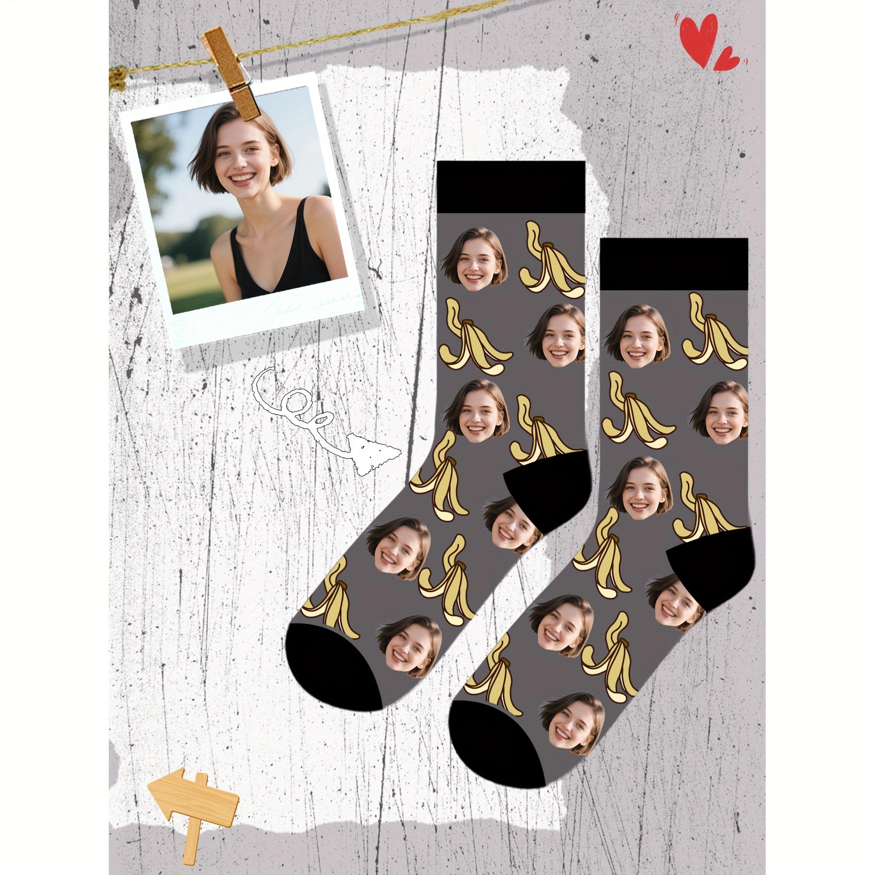 1 pair of customized photo fac – Photography Ideas Bewertung und Preis