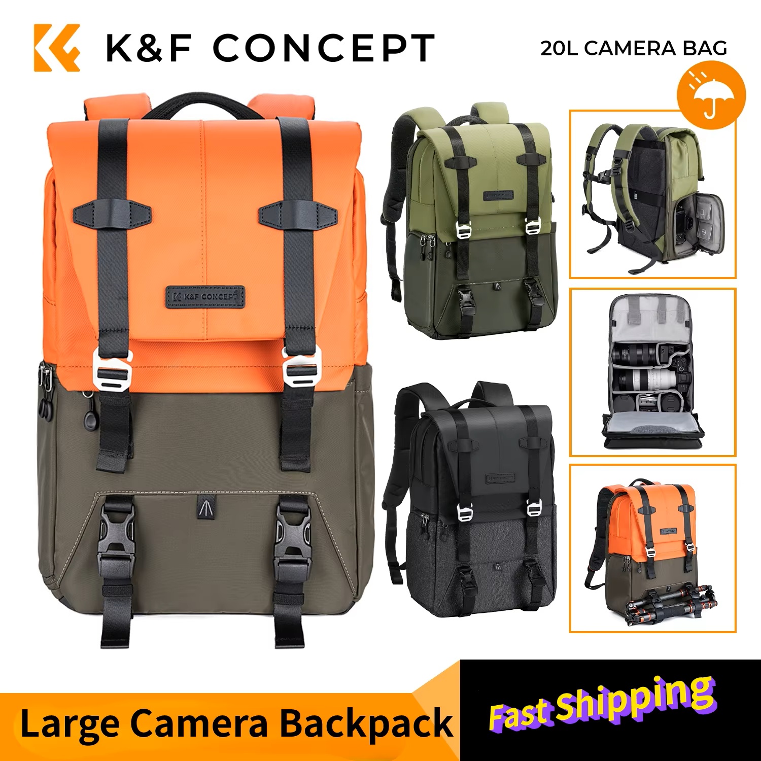 K&F CONCEPT Camera Backpack Tr – Camera Rain Cover Bewertung und Preis