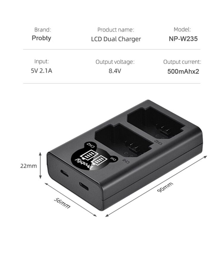 2200mAh NP-W235 NP W235 Batter – Camera Battery Grip Bewertung und Preis