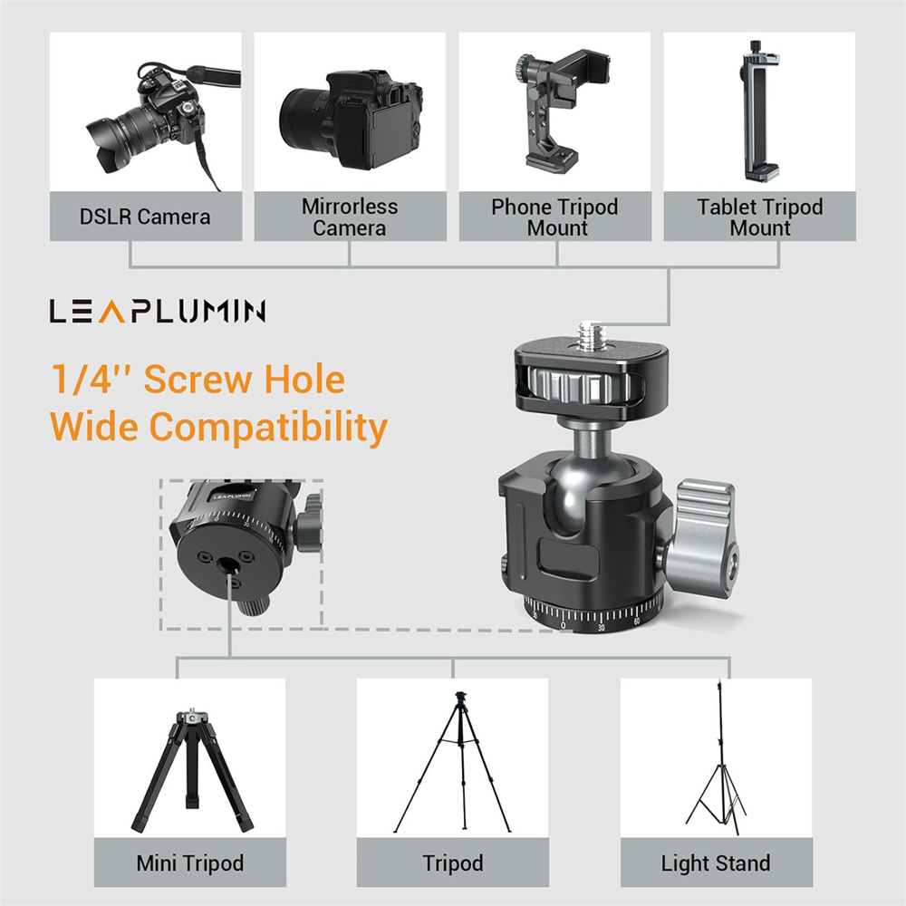LEAPLIGHT Metal Mini Ball Head – Fluid Head Tripod Bewertung und Preis