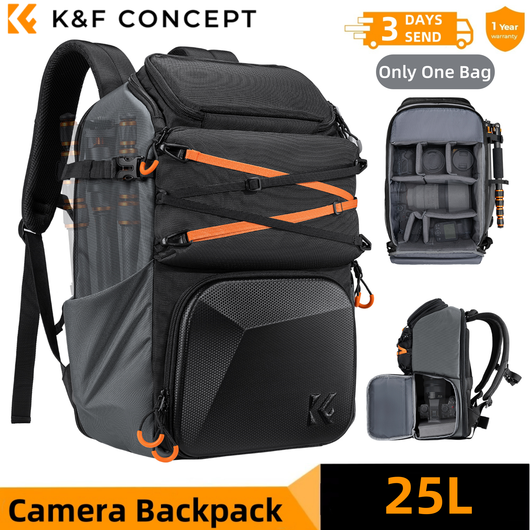 K&F CONCEPT 25L Outdoor Camera – Camera Rain Cover Bewertung und Preis