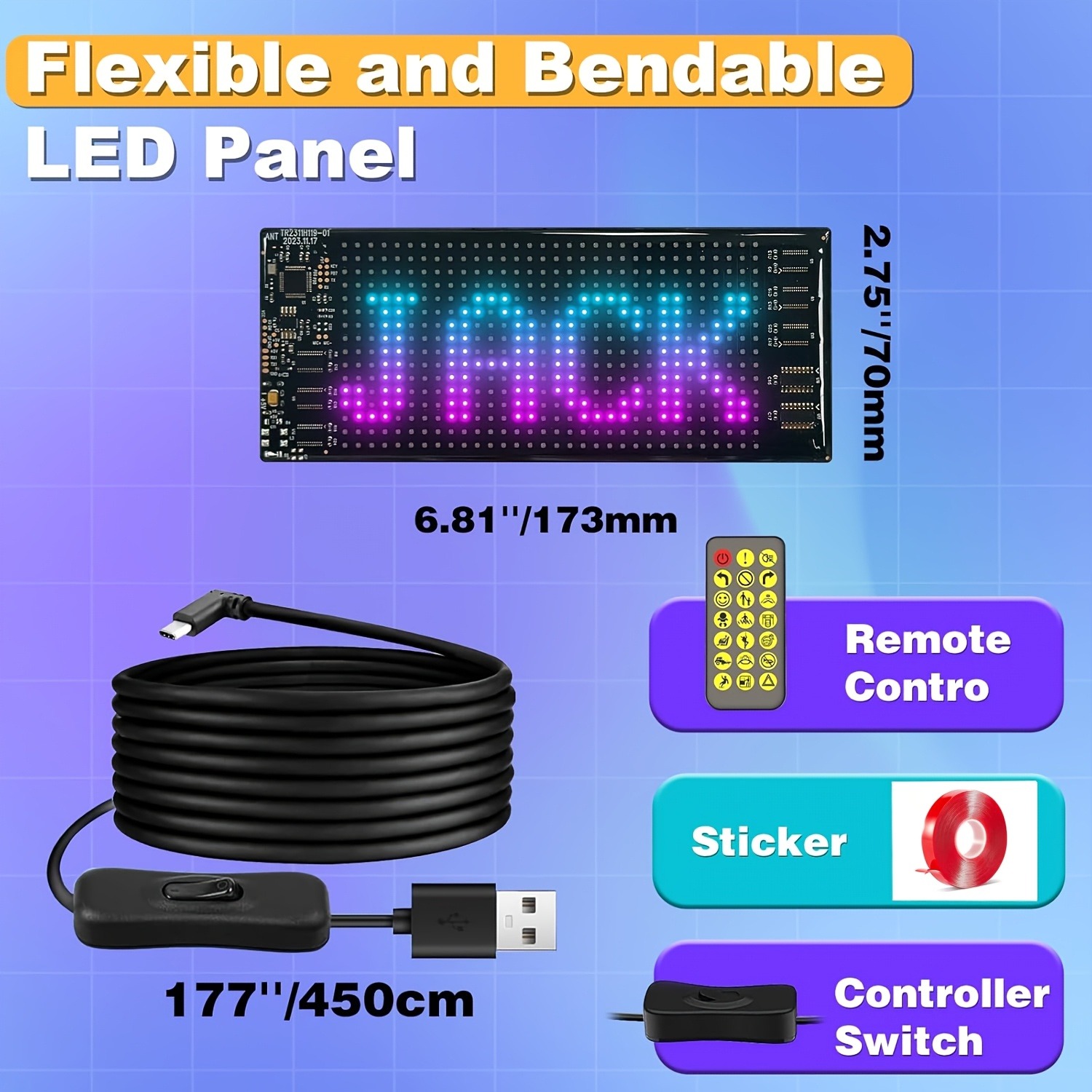 Smart Car LED Display Programm – Video Led Light Panel Bewertung und Preis