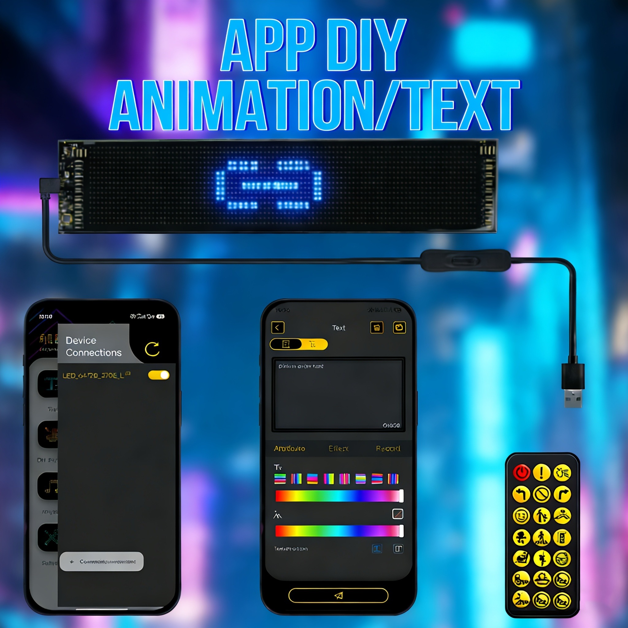 Smart Car LED Display Programm – Video Led Light Panel Bewertung und Preis