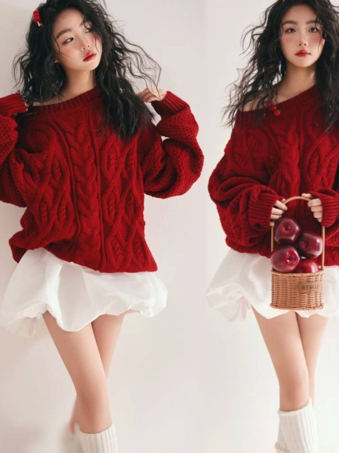 Red Sweater Girl Studio Art Ph – Photography Young Bewertung und Preis