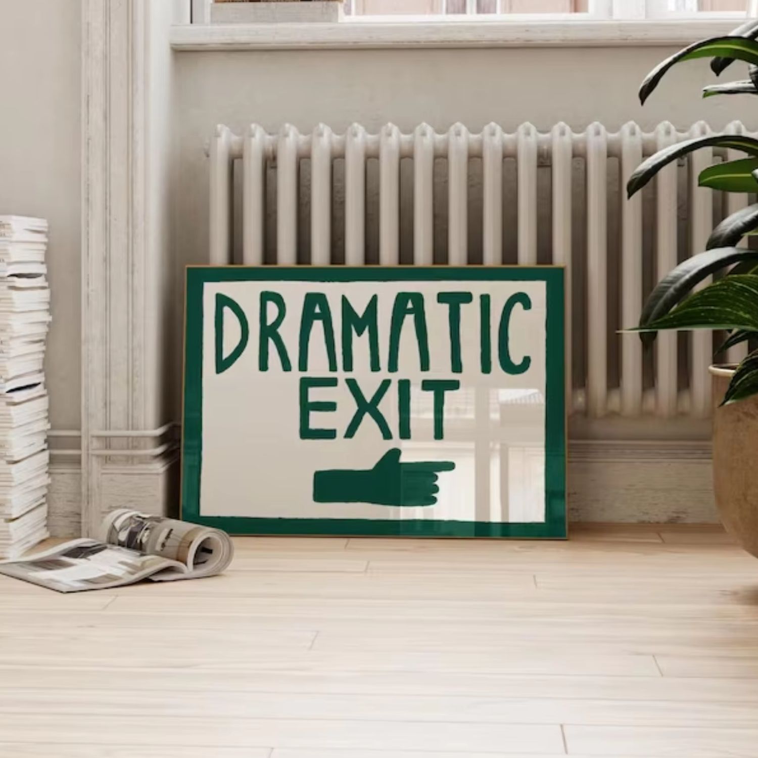 Funny Hallway Print Dark Green – Photography Night Bewertung und Preis