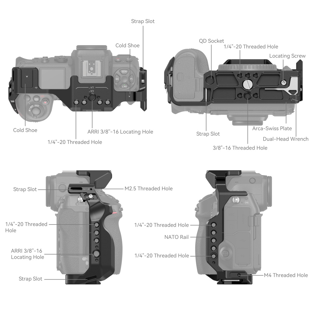 SmallRig Camera Cage for Nikon – Camera Battery Grip Bewertung und Preis