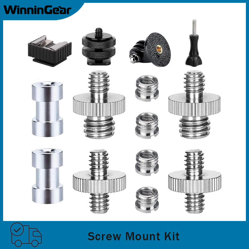 10/14pcs Camera Screw Adapter  – Hot Shoe Adapter Bewertung und Preis