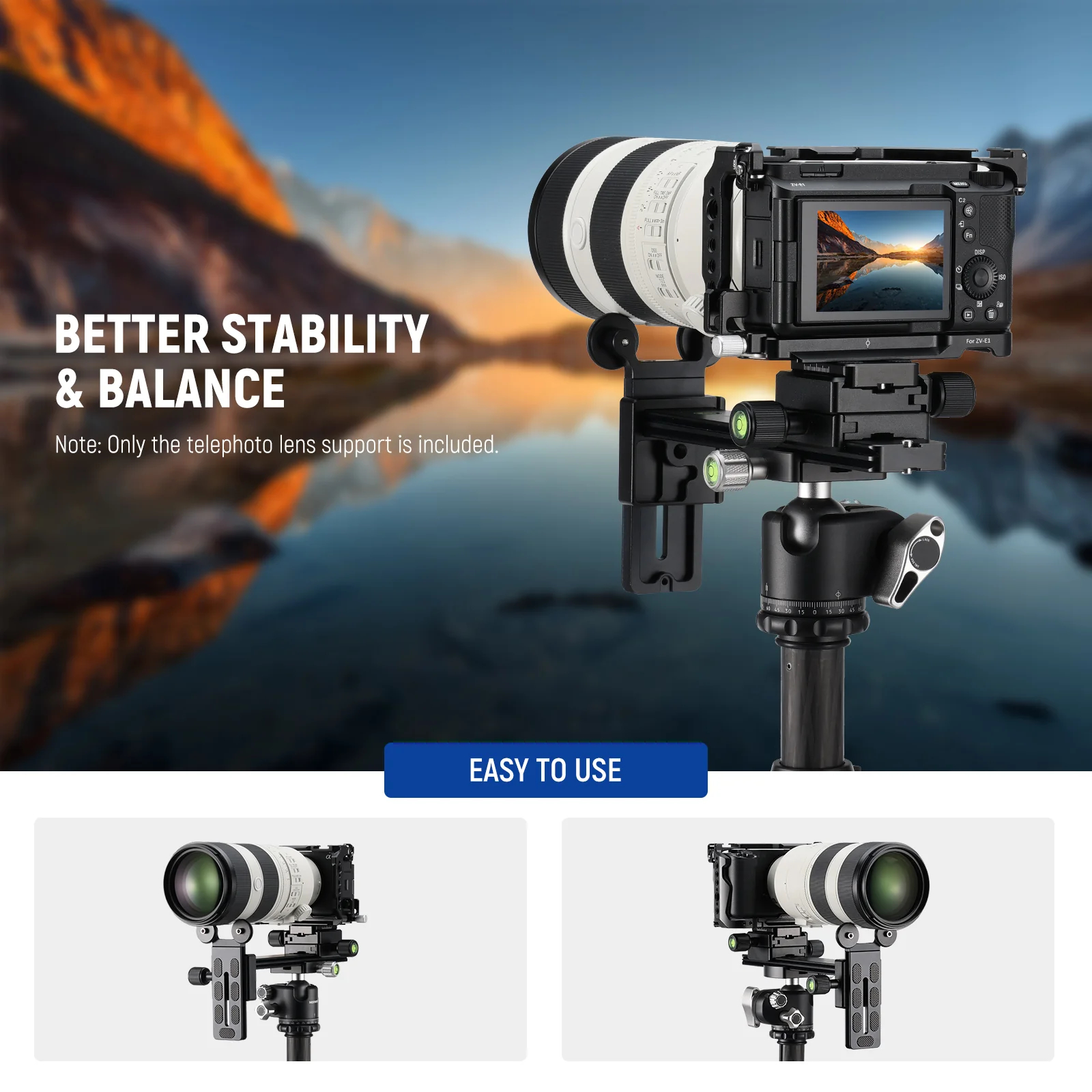Lanxire Telephoto Lens Support – Fluid Head Tripod Bewertung und Preis
