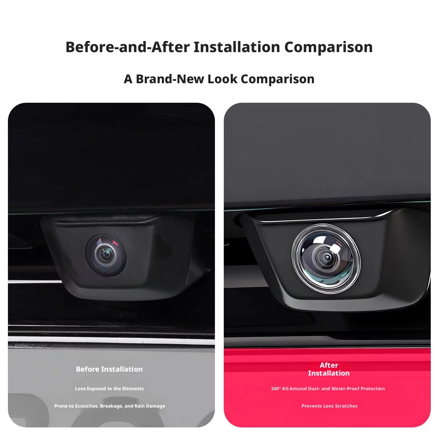 Car Front and Rear Camera Prot – Camera Rain Cover Bewertung und Preis