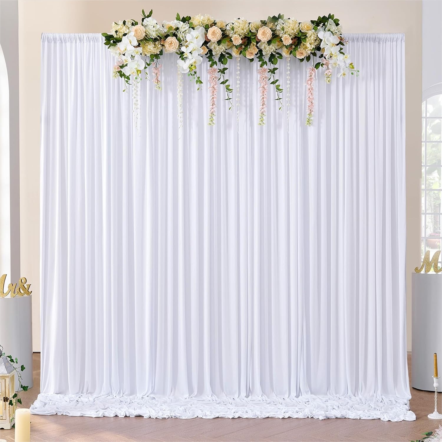 White Backdrop Curtains 10x10  – Photography Lighting Bewertung und Preis