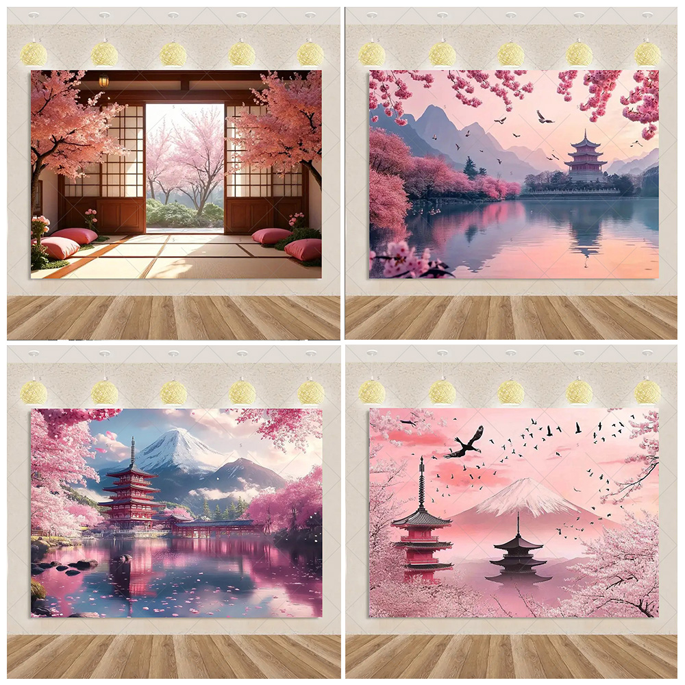 Pink Sakura Background Japanes – Photography Composition Bewertung und Preis