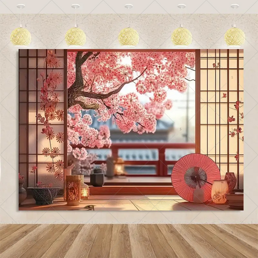 Pink Sakura Background Japanes – Photography Composition Bewertung und Preis