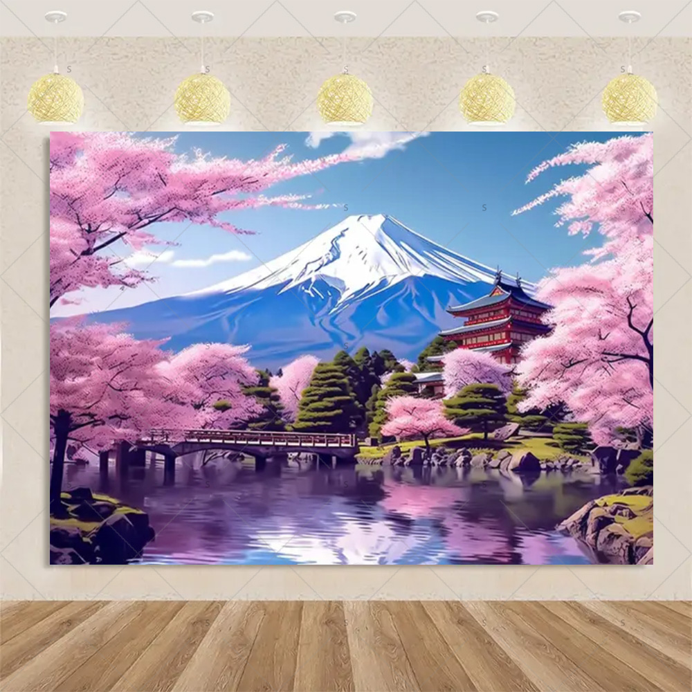 Pink Sakura Background Japanes – Photography Composition Bewertung und Preis
