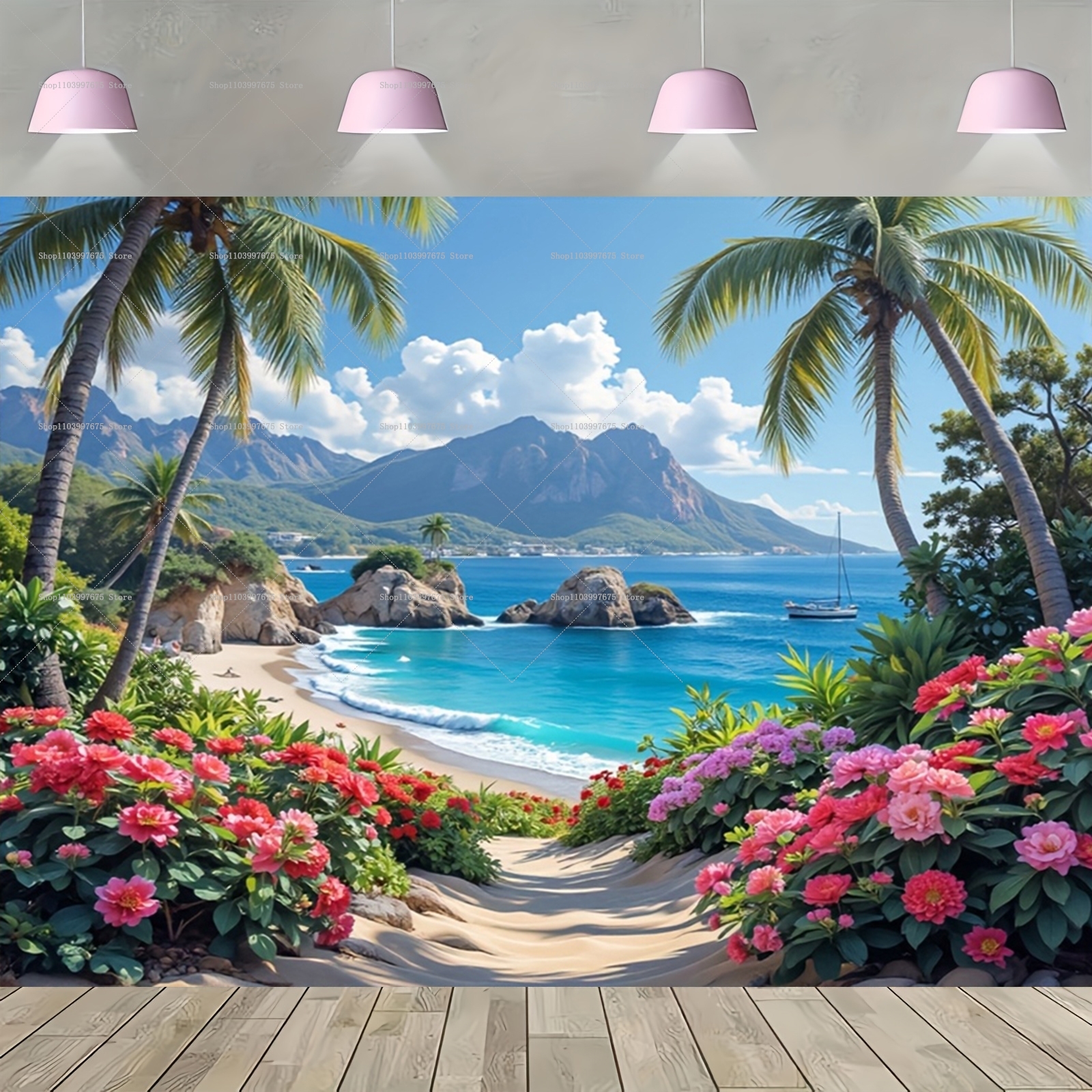 Spring&Summer Tropical Beach S – Photography Composition Bewertung und Preis