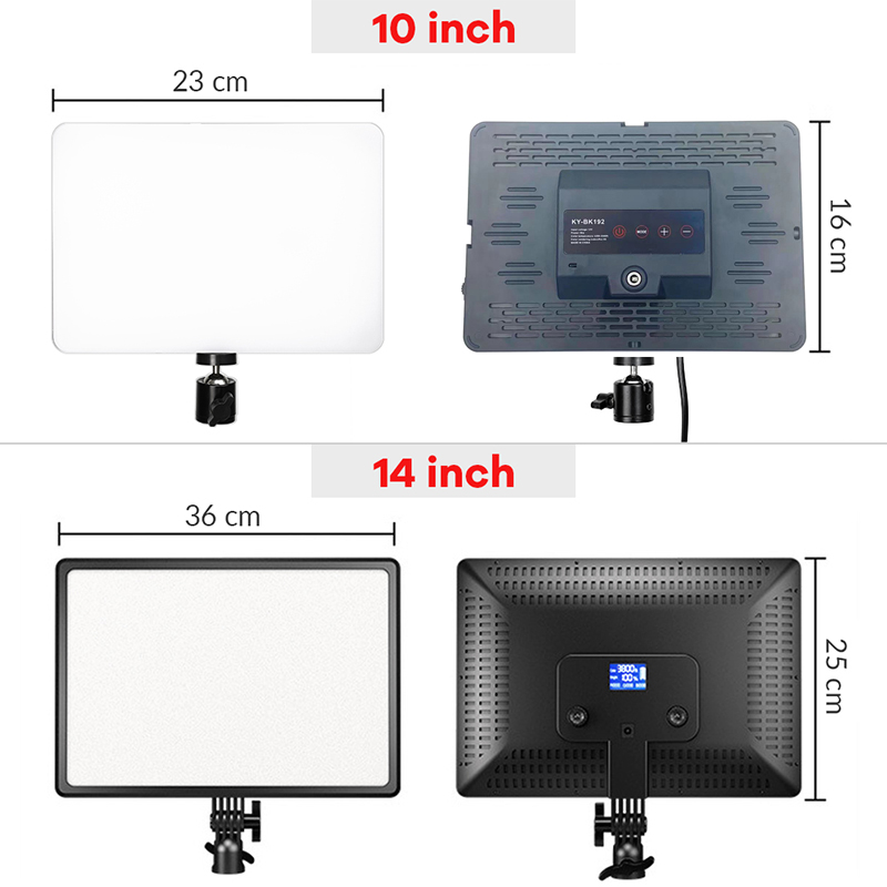 14inch 10inch LED Video Light  – Video Led Light Panel Bewertung und Preis