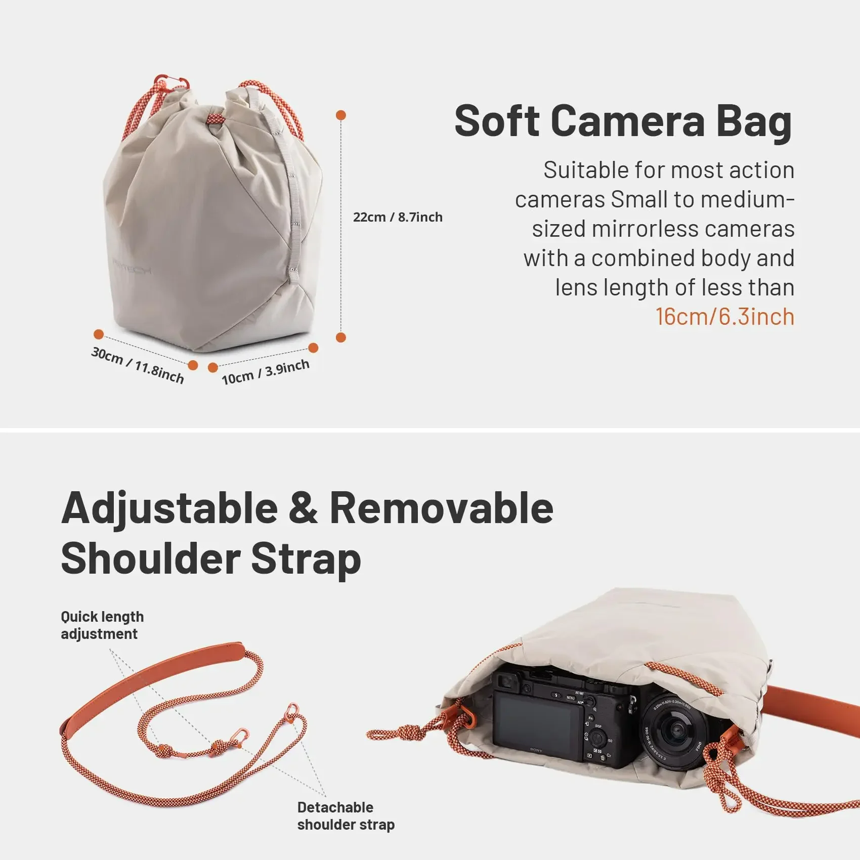 PGYTECH OneGo Drawstring Bag M – Lens Case Pouch Bewertung und Preis