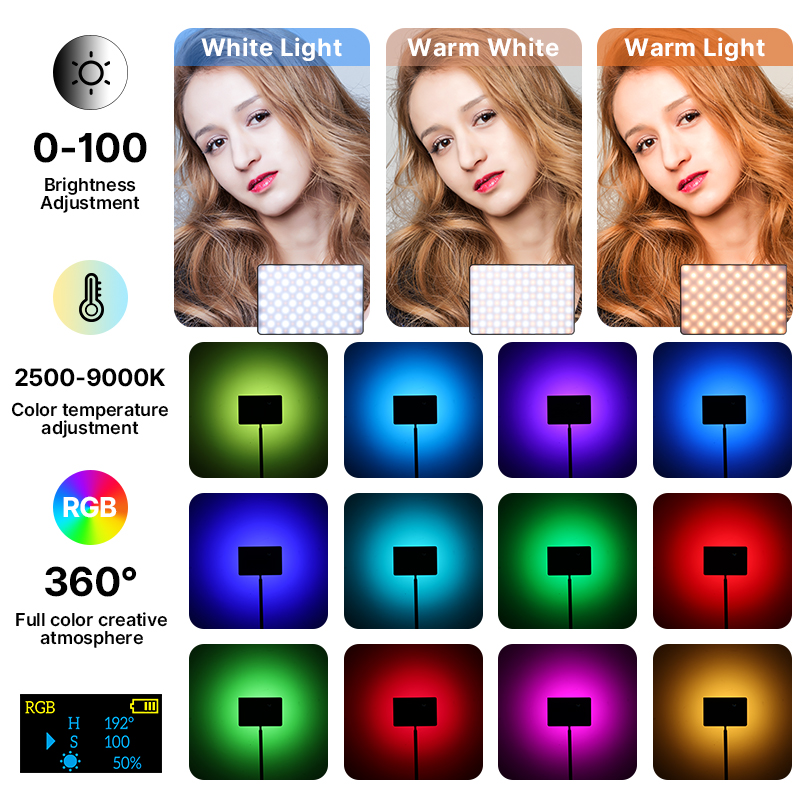 Ulanzi LT003 15W RGB Video Lig – Video Led Light Panel Bewertung und Preis