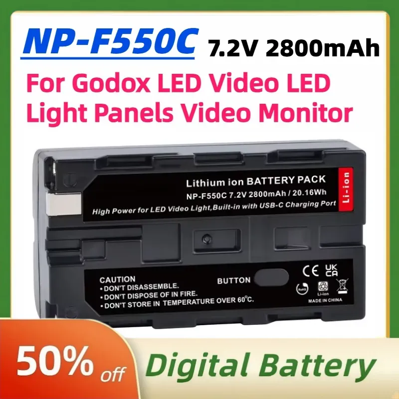 NP-F550C NP-F550 F570 Battery  – Video Led Light Panel Bewertung und Preis
