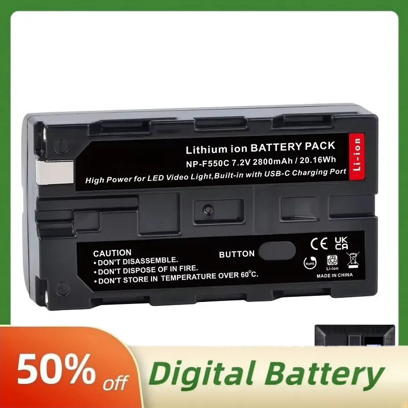 NP-F550C NP-F550 F570 Battery  – Video Led Light Panel Bewertung und Preis