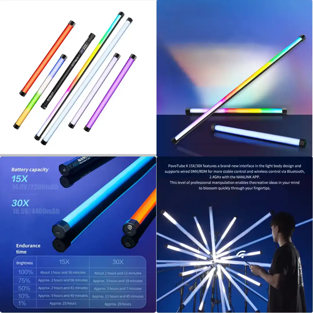 Nanguang Pavotube II 30X RGB P – Photography Lighting Bewertung und Preis