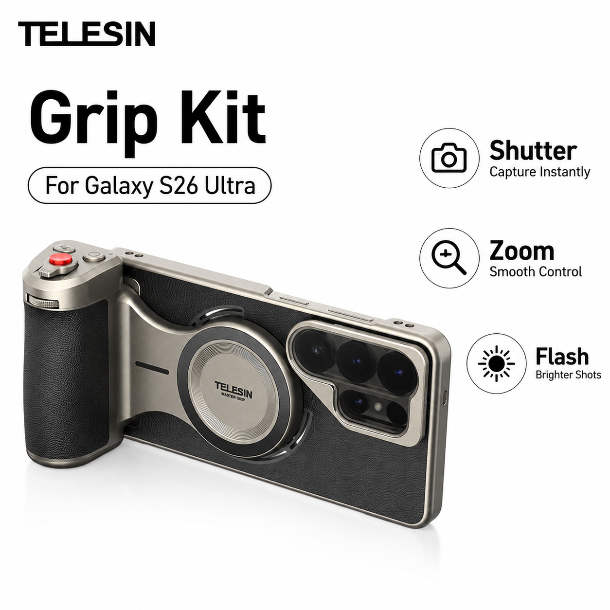 TELESIN Master Photography Cas – Photography Kit Samsung S26 Ultra Bewertung und Preis