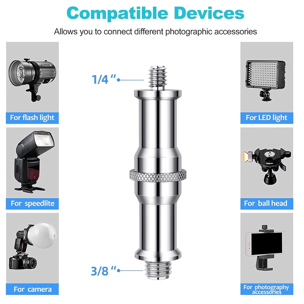 Selens 3 Pcs Standard 3/8 to 1 – Fluid Head Tripod Bewertung und Preis