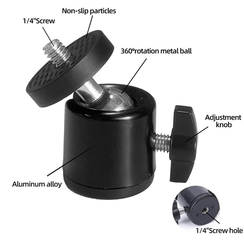 Hot Shoe 1/4 Screw Hole Tripod – Fluid Head Tripod Bewertung und Preis