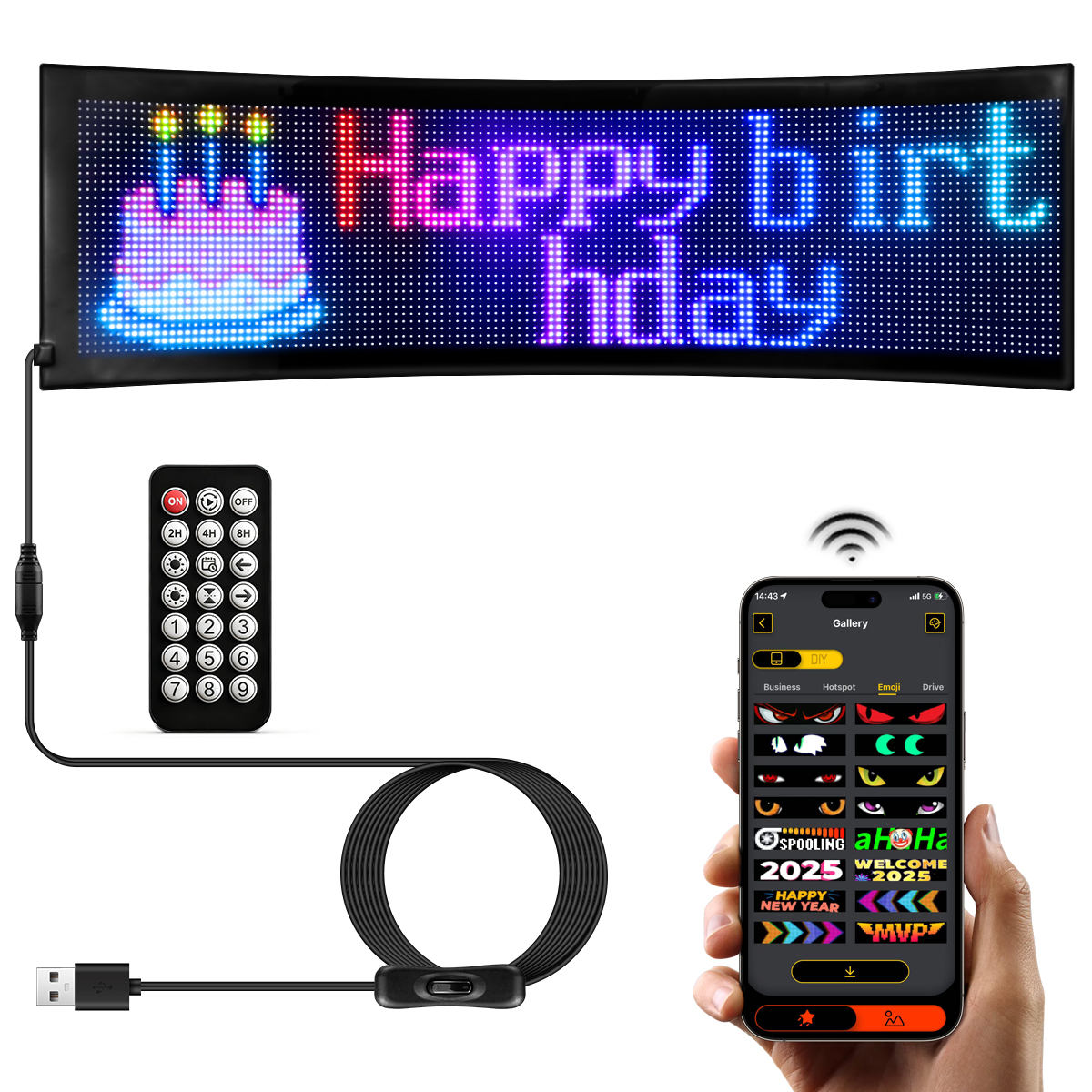 LED Car Sign Flexible LED Matr – Video Led Light Panel Bewertung und Preis
