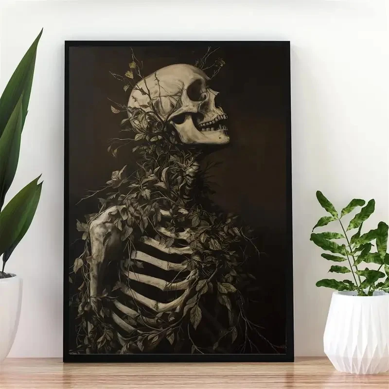 Dark Skull And Withered Plants – Photography Night Bewertung und Preis