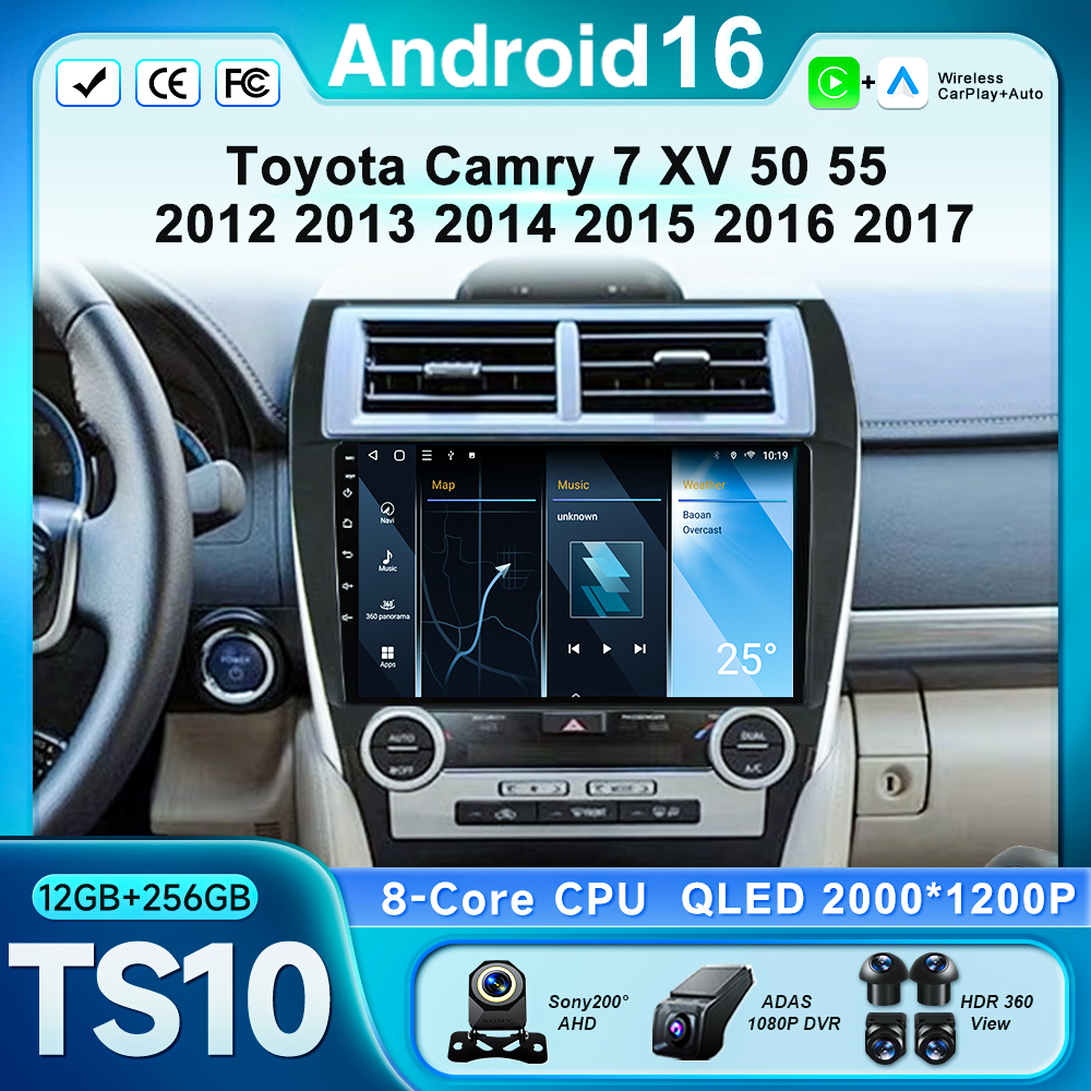 Android 16 For Toyota Camry 7  – Photography Xv Bewertung und Preis
