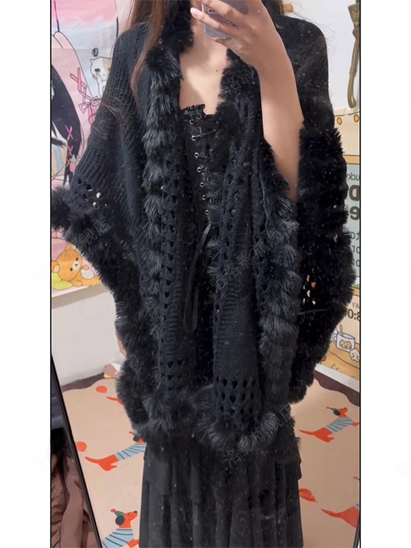 Warm Knitted Shawl Fashionable – Photography Young Bewertung und Preis