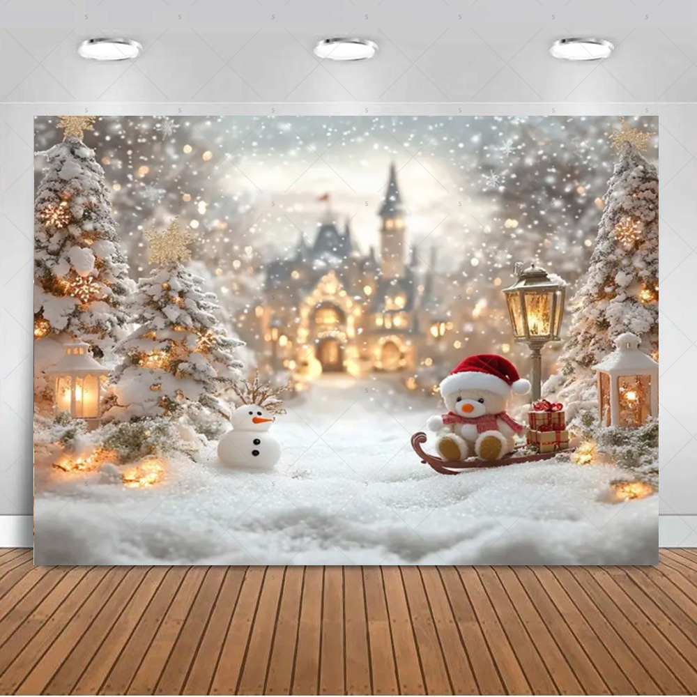 White Christmas Snow Scenery B – Photography Composition Bewertung und Preis